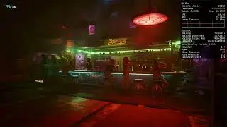 Cyberpunk 2077 - Crossover - DLSS - GPTK 3 - Metal 4 - MacOS Tahoe 26 - M4 Pro 16GPU