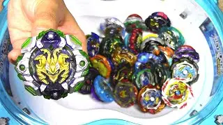 HYPERSPHERE BATTLE MARATHON: Engaard E5 vs All my Hypserphere Beyblades!! Beyblade Burst Rise