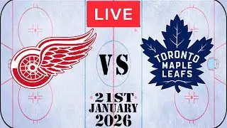 NHL LIVE Detroit Red Wings vs Toronto Maple Leafs January 21st 2026 Full Game Watch Along