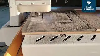 Processing video of ATC nesting cnc router machine for Compact plates抗倍特板 酚醛板