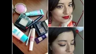 Classic Pinup Makeup Tutorial! All Drugstore Products!