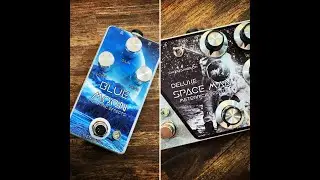 Meteoric Effects Blue Moon Overdrive and Deluxe Space Man Delay Demo