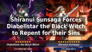 Yu Gi Oh! Master Duel | Shiranui Sunsaga Forces Diabellstar the Black Witch to Repent for their Sins