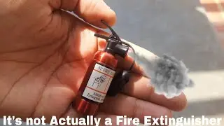 Antique Fire extinguisher Shape Flint stone  Fire Starter | Antique Lighter