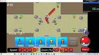 Pokemon Tower Defense Pewter Gym Speedrun (23.58)