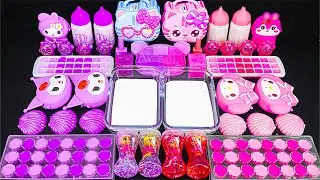 SANRIO Collection Slime 💗💜 Mixing Random Makeup Things Into Slime ASMR ✨ ASMR for Sleep