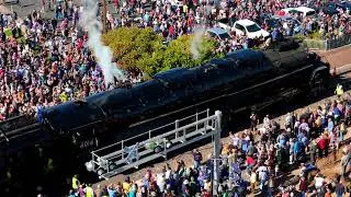 Big Boy 4014 Locomotive | Greeley | 2024 | Drone Footage 4K