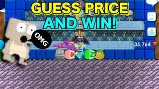Guess The Item Price And Win It! | Got Scammed 😭| Growtopia