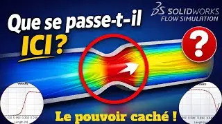 SolidWorks Flow Simulation || What really happens in a tube with abrupt restriction?