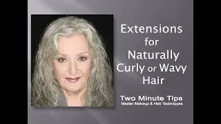 Extensions for Natural Curly or Wavy Gray Hair - D