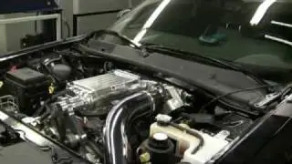 Black RT Challenger on the shopHEMI.com NASCAR certified chassis dyno!