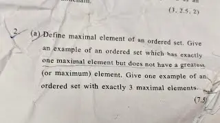 Discrete Mathematics PYQs solved | Sem 3 | Maximal Element | DU | Bsc. maths 