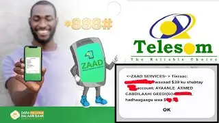 Telesom ZAAD | Raac Habkan Si Aad Lacag Ugu Dirto . | #ZAADtoAccount #DaraSalaamBank