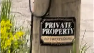 Au Gres township New land owner commandeering public land