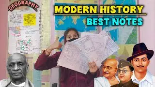 || Best Modern History Short Notes 📖🎯😱|| My 8 HRS study Routine 🌎⏰✅#UPSC Aspirant life ✨🙋