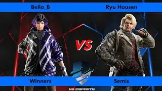 No Style Skirmish - Bella_B (Reina) vs Ryu Housen (Paul) - Tekken 8 - Winners Semis