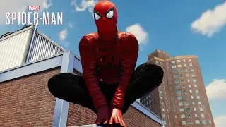 Spider-Man PS4 - Last Stand Suit Free Roam Gameplay
