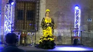 ACTUACION ESTELAR DE  LAURA GARCIA EN ALDEA DEL REY 25 07 2020