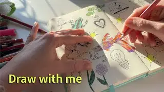 if you want to paint, you have to start drawing | relaxing sketchbook session  ✏️⋆˚꩜｡