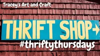 #thriftythursday Junk journal haul from thrift/charity shops
