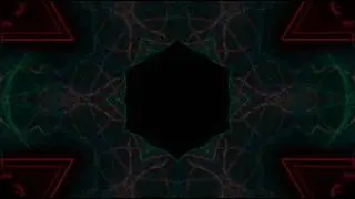 Mandala spiritual neon clip#05 video loop living art graphic design free sample stock video