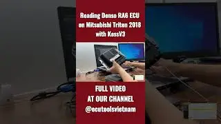 Reading Denso RA6 ECU on Mitsubishi Triton 2018 with Kess 3 | ECUTools Vietnam