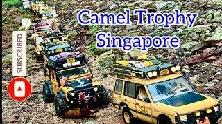 D90 D110 Discovery Camel Trophy Singapore Fun Crawling @ Rifle Range 4x4 Offroad RC Crawler Extreme