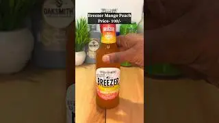 Breezer Mango Peace Flavour #shorts #ytshorts #youtubeshorts #asmr