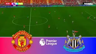 Man United vs Newcastle United - Premier League 25/26 / Full Match All Goals / PES 21 Gameplay