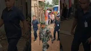 Honourable Chief Minister of Tripura Dr.Sri Manik Saha ji tripura state Rifles protected convoy#dmr