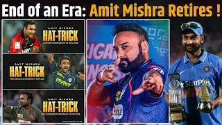 Veteran Leg-Spinner Amit Mishra Announces Retirement From All Forms Of Cricket !