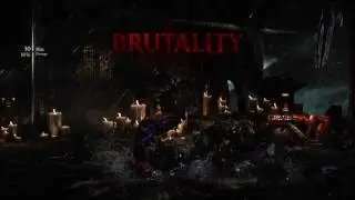Mortal Kombat X - Insane Cyrax combo + Brutality (WALKZOGGY)