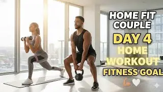 Day 4 Home Workout | Full Body Strength & Fat Burn | Jumping jacks, high knees, flitter kick, plank