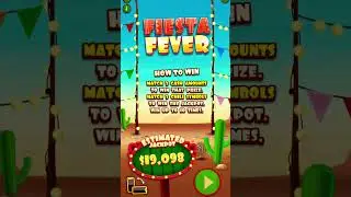 Illinois Lottery Fast Play of $5 Fiesta Fever online scratch off tickets & win on $3 Pyramid Gold