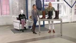 Frye Choice of Calf Leather Boots - Melissa Button 2 on QVC