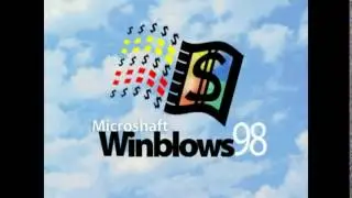 Microshaft Winblows 98 Startup but it's the Windows NT 5.0 Startup Sound