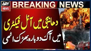 Fire Reignites at Dhabeji Oil Factory 🔥🚒🚨&mdash; Breaking News
