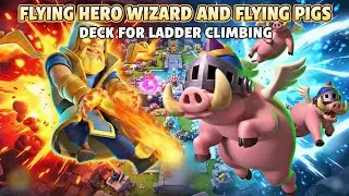 AIRBORNE ATTACK! 🧙&zwj;♂️ Summoning the Flying Hero Wizard & Royal Hogs!