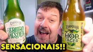 AS SENSACIONAIS Louvada Hop Lager e Louvada German PIlsener