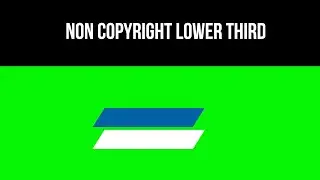 Simple Lower Third Green Screen Full HD Use it For Free
