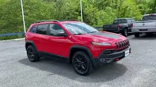 Carfive - Red 2017 Gasoline Jeep Cherokee Trailhawk 4WD SUV - A Pinnacle of Luxury and Capability