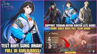 Test Support Jinah Untuk Buff Team Angin di Guild Boss - Solo Leveling Arise