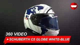 Schuberth C5 Globe White-Blue - ChampionHelmets.com