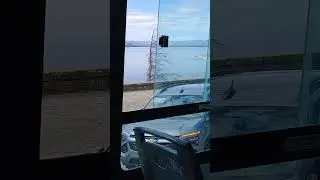 Bariloche centro desde el &oacute;mnibus rumbo a la terminal