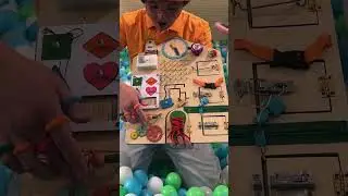 🧩 What Can We Discover On The Busy Board? #shorts #kids