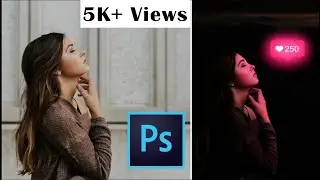 Create Stunning Glowing Social Media Icons in Photoshop #photoshop #photoediting