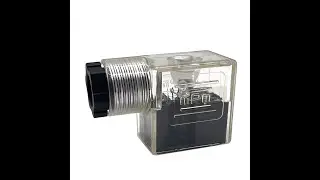 DIN43650B IP65 Transparent Solenoid Valve Coil Connector Plug Socket DIN 43650 Form B DIN 43650B
