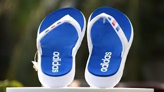 Adidas Comfort Flip Flop White - Unboxing and 360&deg; View