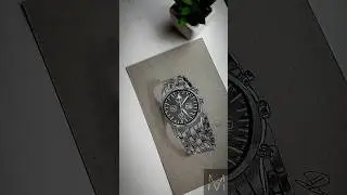 Timeless art #art #drawing #realastic #reels #wristwatch #howtodraw