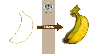 How to draw Banana.